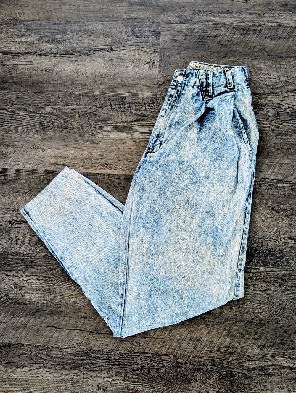 Vintage 1980s Nuclear Wash Acid Wash Mens  Denim CODA Street Jeans 31/XL Skater